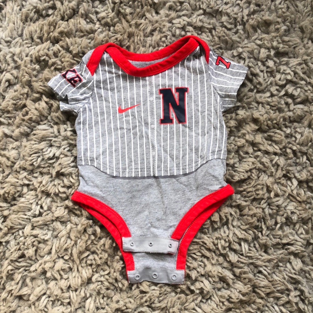 Nike baby baseball onesie